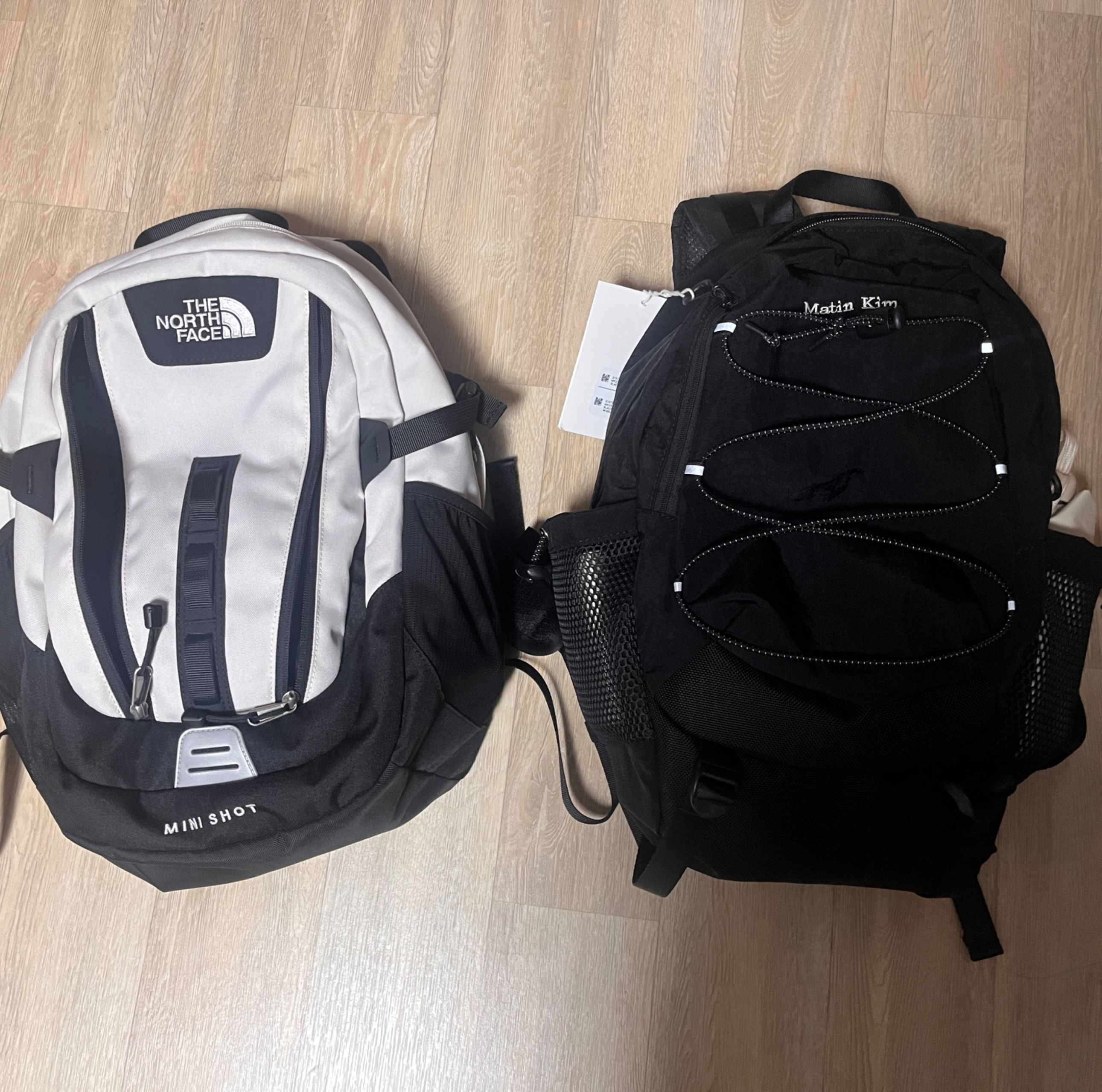 MUSINSA | MATIN KIM STRING UTILITY BACK PACK IN BLACK