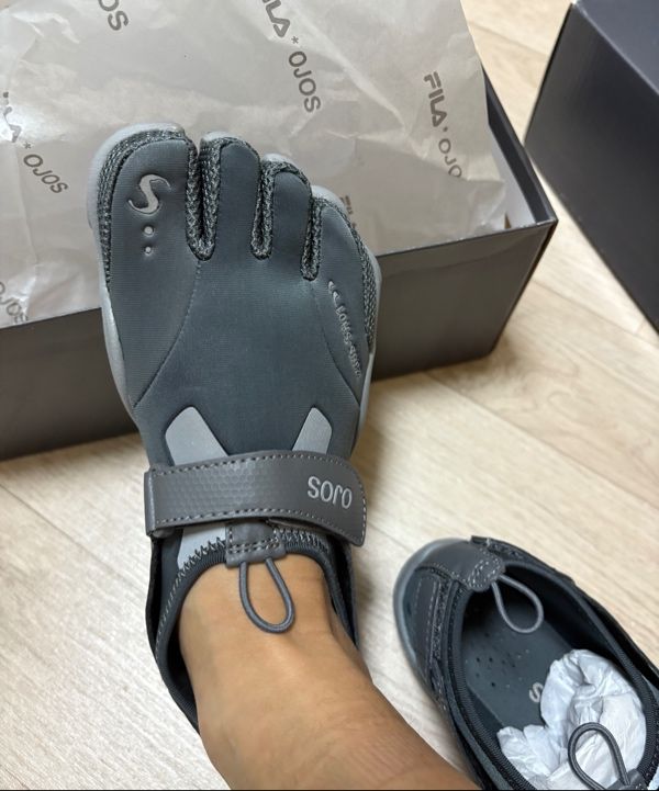 【OJOS×FILA】EZ SLIDE 2 MUSINSA | OJOS FILA x OJOS EZ SLIDE 2 / Grey