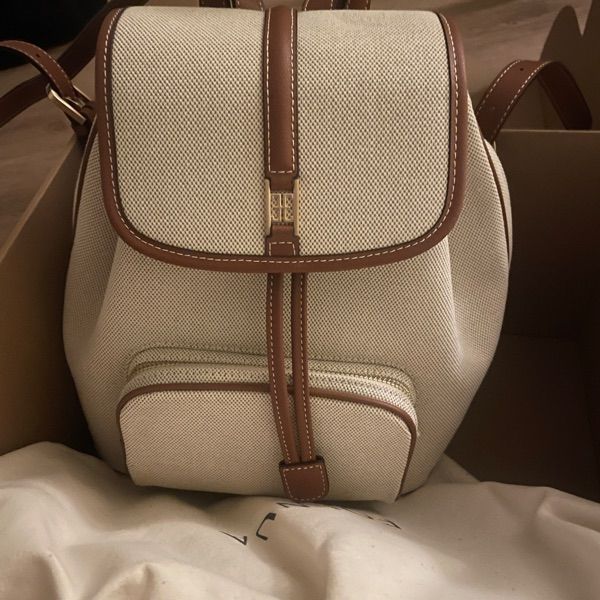 MUSINSA | FOLNUA CLASSIC LOGO POCHE BACKPACK [BLACK - CANVAS]