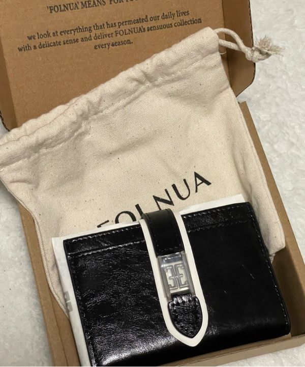 ◇FOLNUA◇ CLASSIC LOGO CARD WALLET IN SILVER MUSINSA | FOLNUA CLASSIC LOGO CARD WALLET IN SILVER