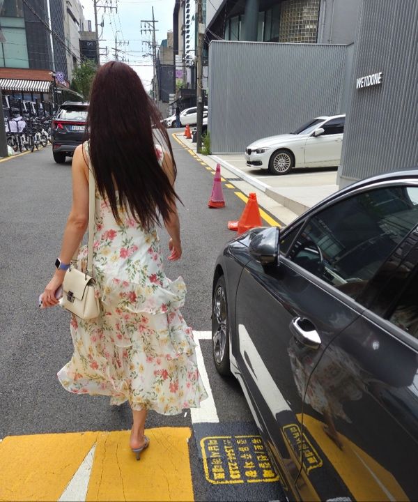 MUSINSA | SINCETHEN Flower Garden Long Dress