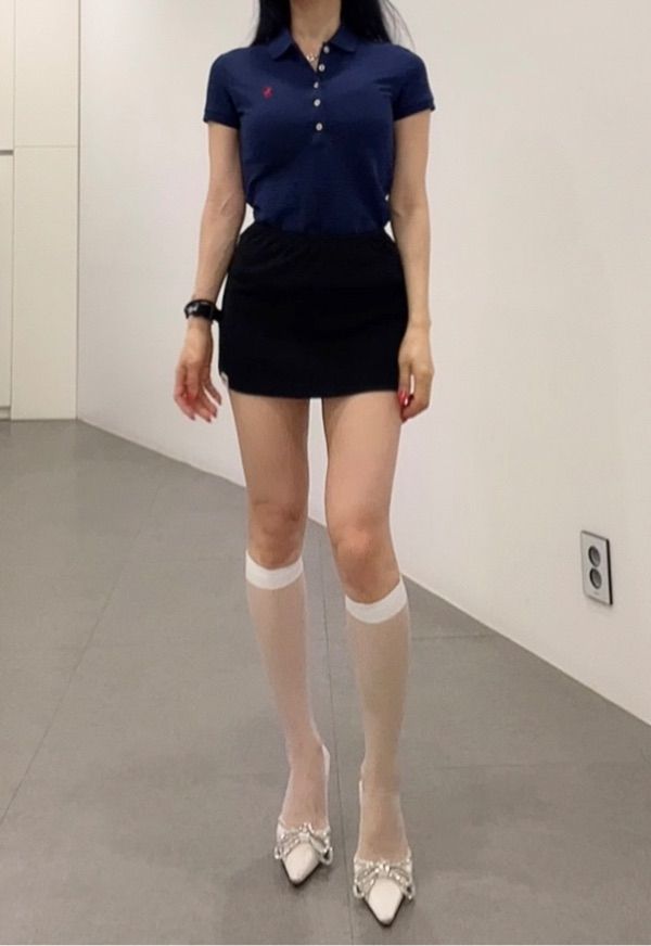 ★ GLOWNY★ G CLASSIC MINI SKIRT NAVY GY23CLASK002 MUSINSA | GLOWNY G CLASSIC MINI SKIRT (NAVY)