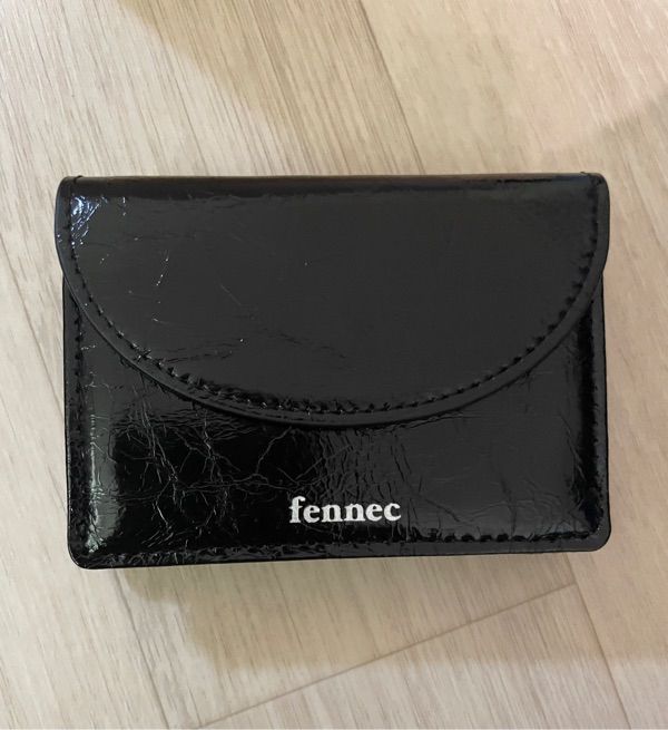 ●Fennec● CRINKLE HALFMOON MINI WALLET NAVY BLUE FM1WT01VB MUSINSA | fennec CRINKLE HALFMOON MINI WALLET - NAVY BLUE