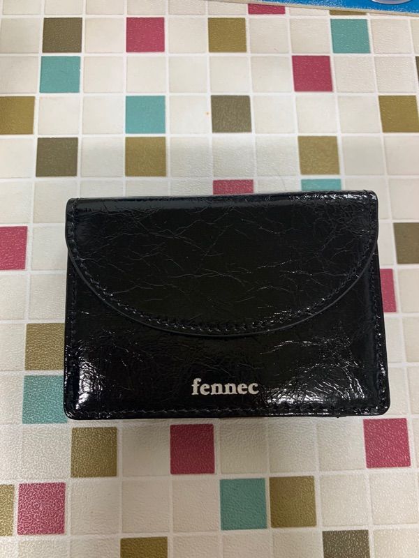 ★Fennec★ [20% coupon] CRINKLE HALFMOON MINI WALLET BLACK f94a22bb5e7b66b1054dd95687fd5b