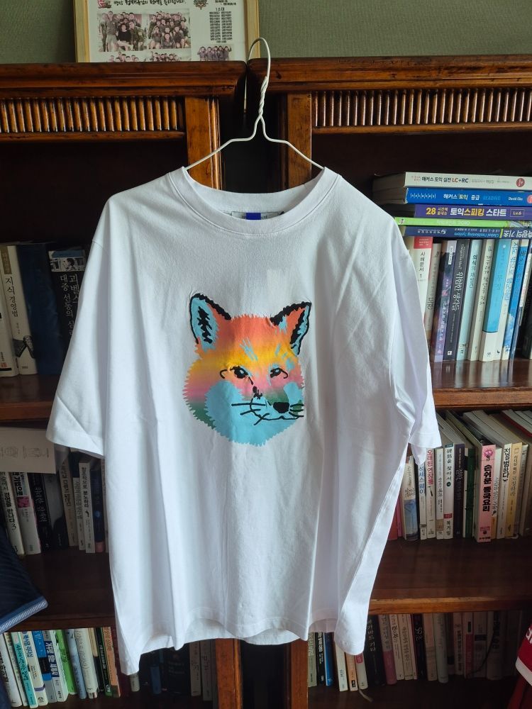 MUSINSA | MAISON KITSUNE Big Fox Head Cotton Short Sleeve T-Shirt