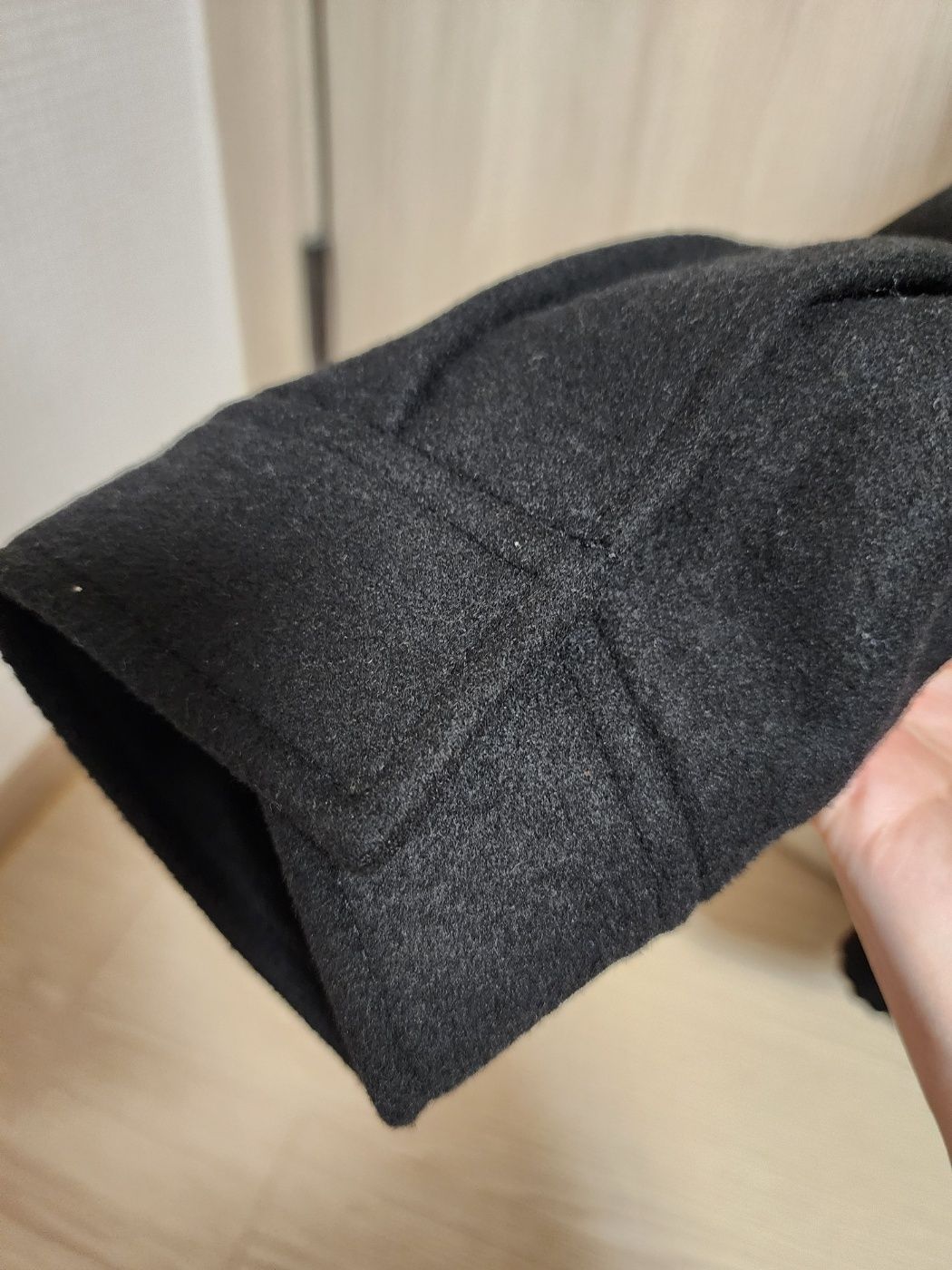 MUSINSA公式 | MUSINSA STANDARD Wool blend minimal blouson jacket