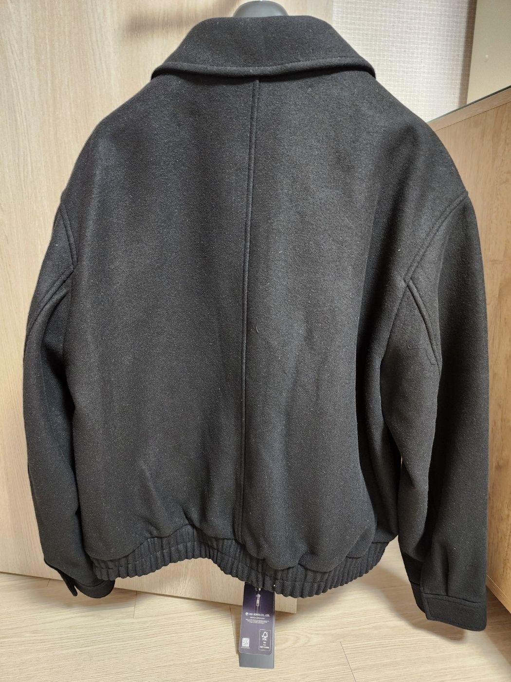 MUSINSA公式 | MUSINSA STANDARD Wool blend minimal blouson jacket