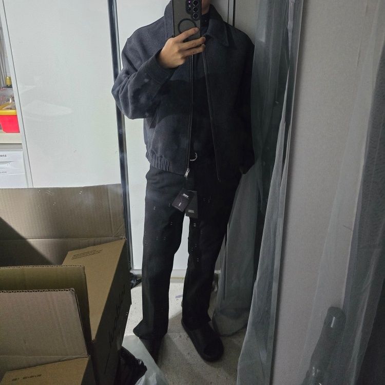 MUSINSA公式 | MUSINSA STANDARD ウールブレンドミニマルブルゾン