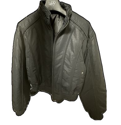 MUSINSA公式 | LMOOD バルキー クロップ ボンバージャケット ブラック