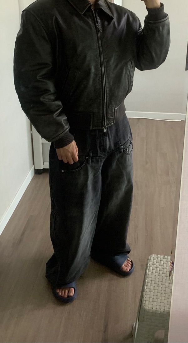 未使用 牛皮LMOODスモーカーカウハイドレザージャケット 未使用 牛皮LMOODスモーカーカウハイドレザージャケット 未使用 牛皮