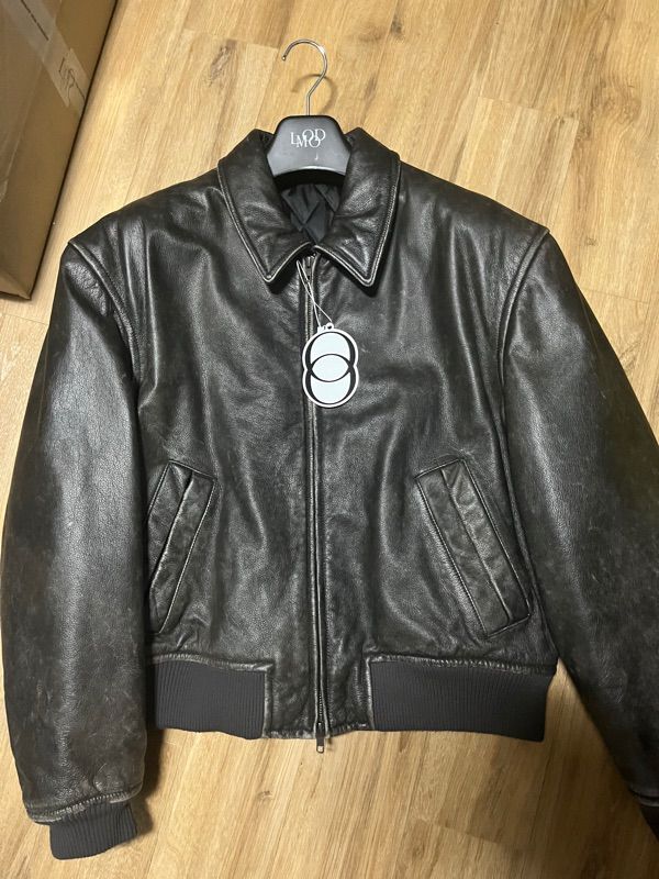 未使用 牛皮LMOODスモーカーカウハイドレザージャケット 未使用 牛皮LMOODスモーカーカウハイドレザージャケット 未使用 牛皮