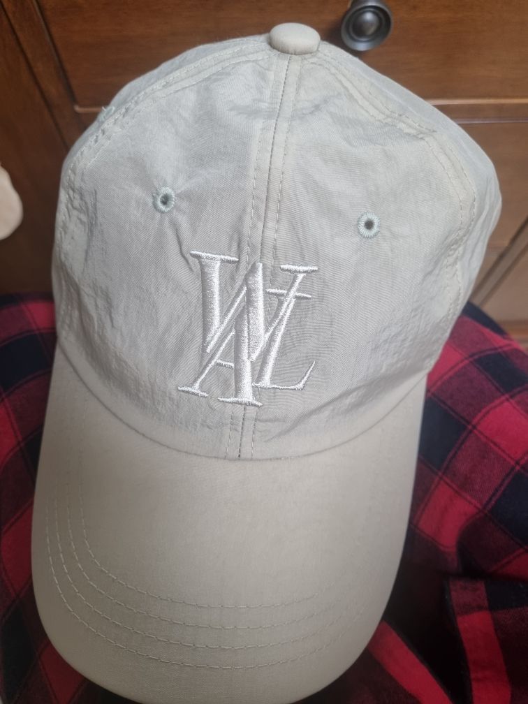 MUSINSA公式 | WOOALONG Signature Nylon Ball Cap - BEIGE
