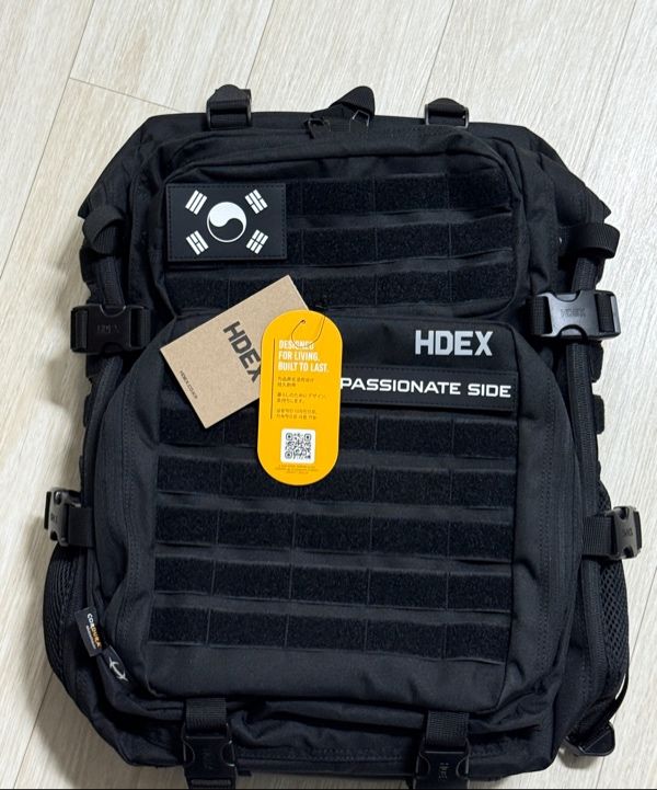 HDEX ブラック リュック・バックパック　ジムバック36L MUSINSA公式 | HDEX スタンダードジムコーデュラバックパック2.0 36L