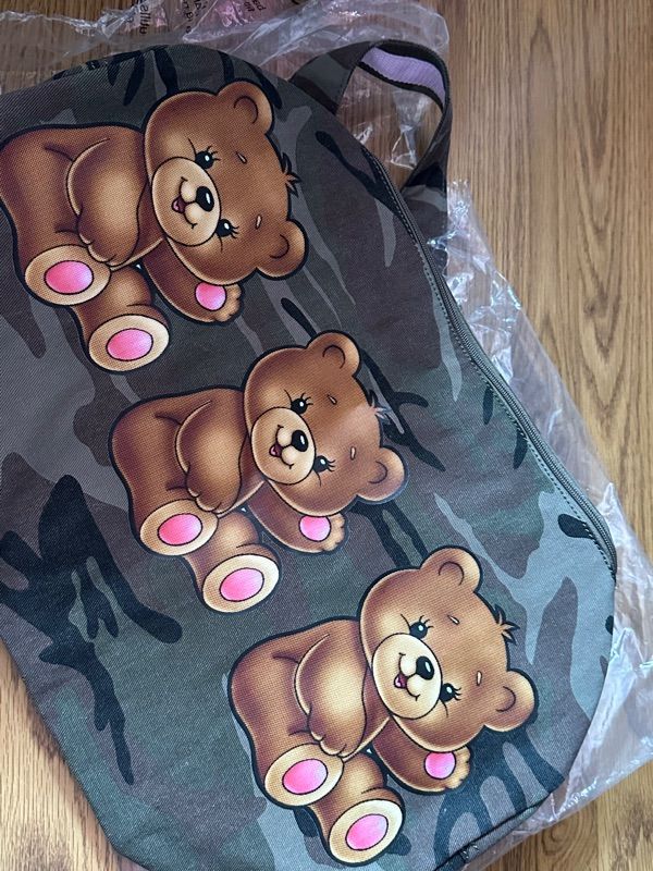 MUSINSA公式 | SCULPTOR Triplets Teddy Duffle Bag Camouflage