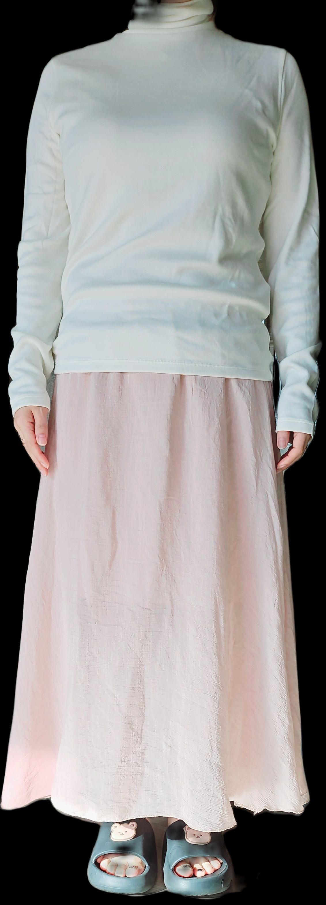 Tシャツ・カットソー *MUSINSA STANDARD* Relaxed turtleneck long sleeve t-shirt wh MUSINSA | MUSINSA STANDARD Relaxed Turtleneck Long Sleeve T