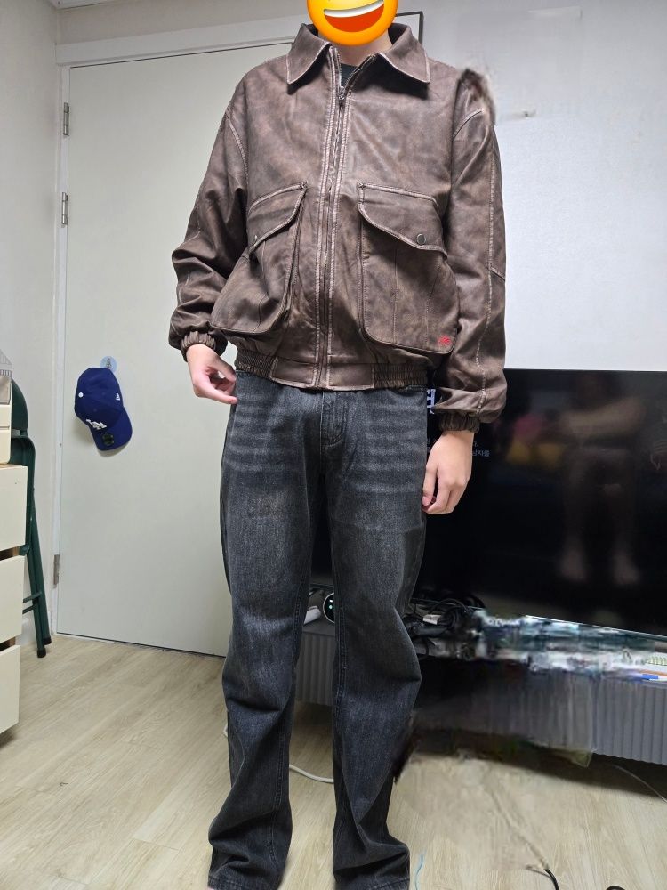 MUSINSA公式 | BITTERCELLS スターレザージャケット（ウォッシュド