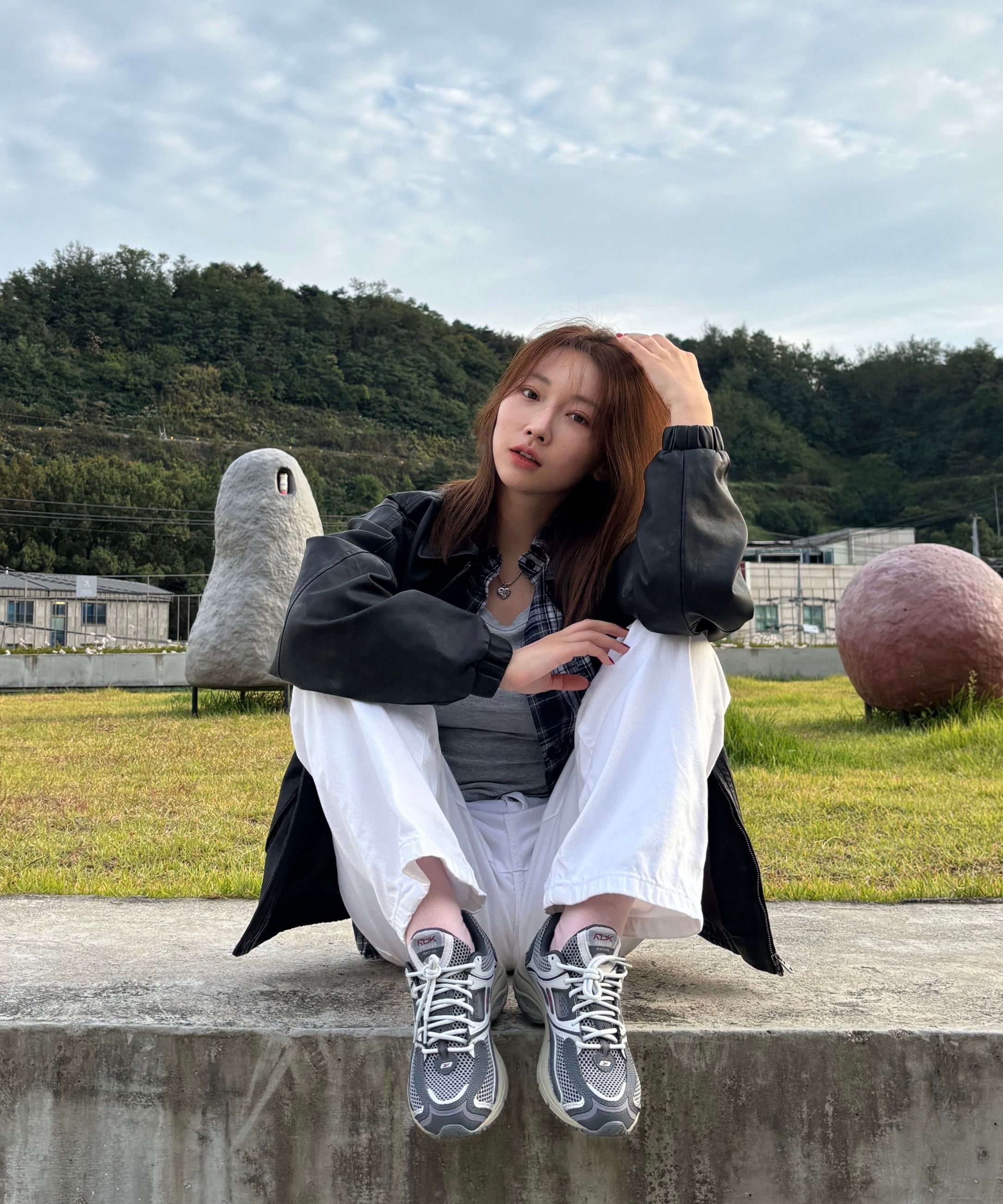 MUSINSA | BITTERCELLS Star Leather Jacket (Washed) (Over Fit) - Black