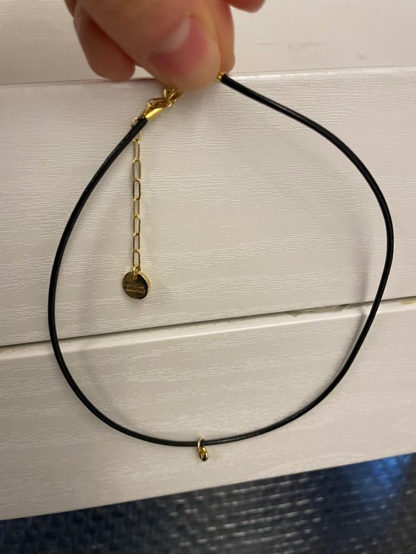 MUSINSA公式 | LOVE ME MONSTER Mini Heart Leather Choker