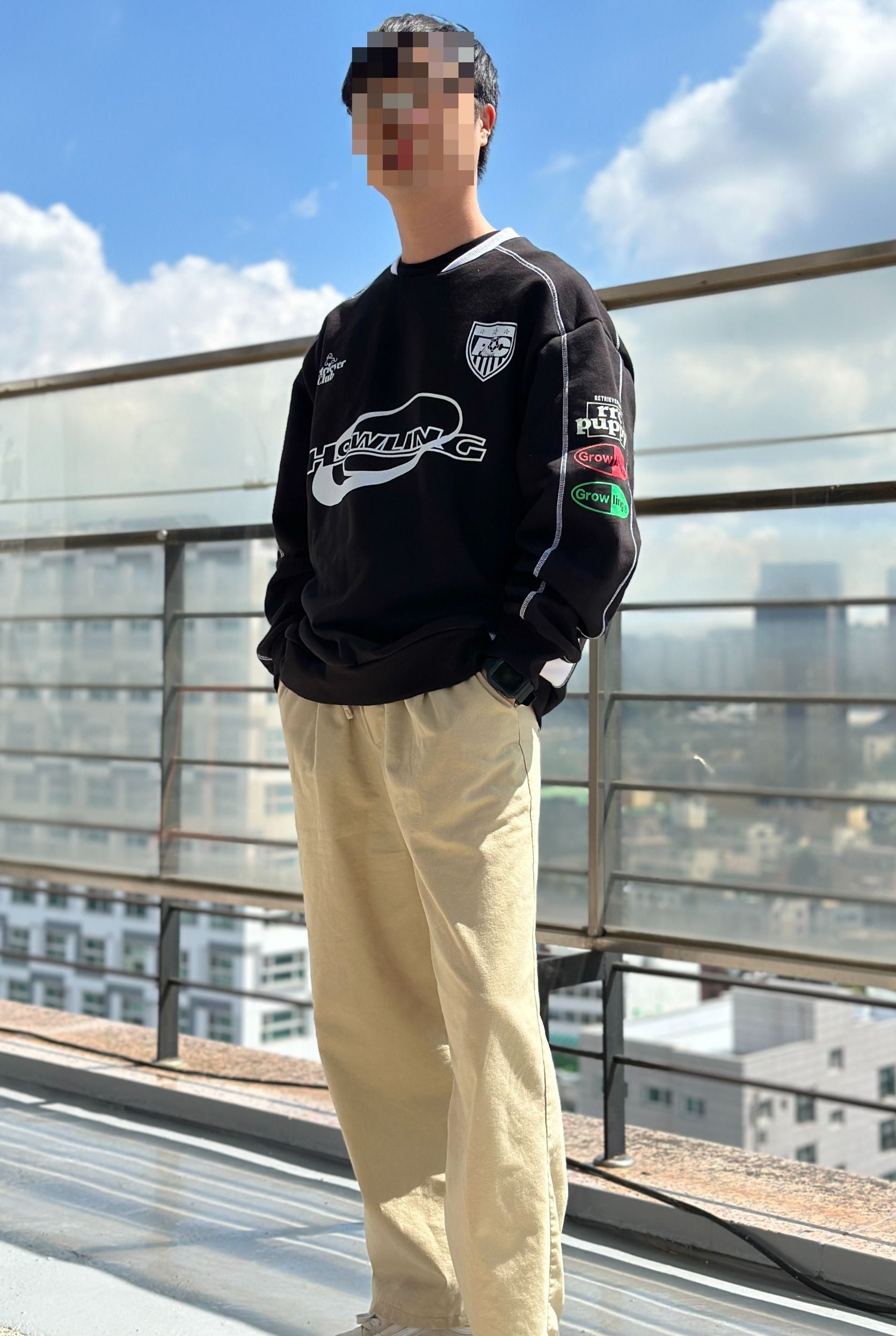 スウェット・トレーナー RETRIEVER CLUB HOWLING SOCCER CREWNECK KS1513 RETRIEVER CLUB HOWLING SOCCER CREWNECK KS1513 (Retriever