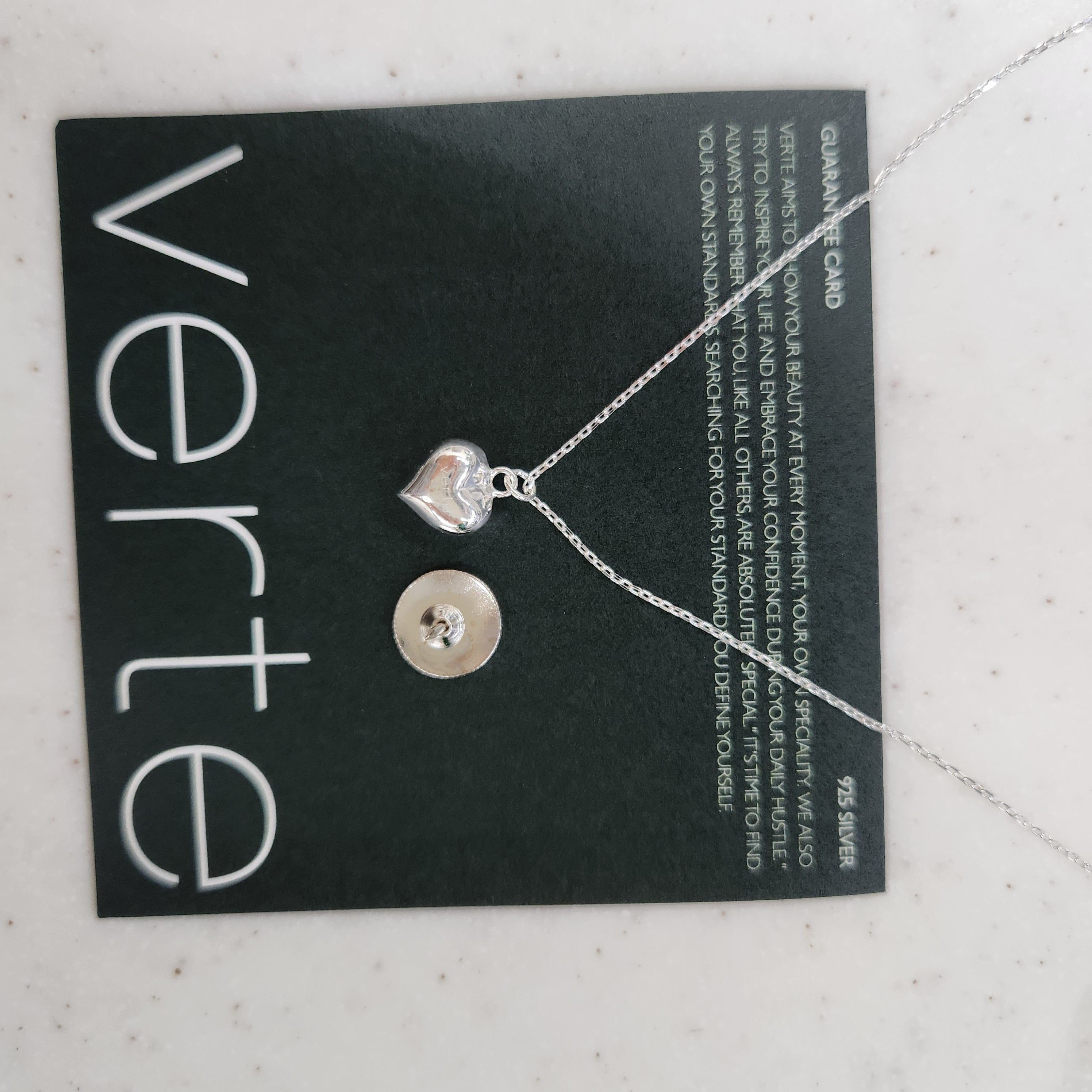 VERTE★ [THE HYUNDAI品切れ大乱] Full Heart Necklace 10mm MUSINSA | VERTE FULL HEART NECKLACE (10MM)(SILVER)