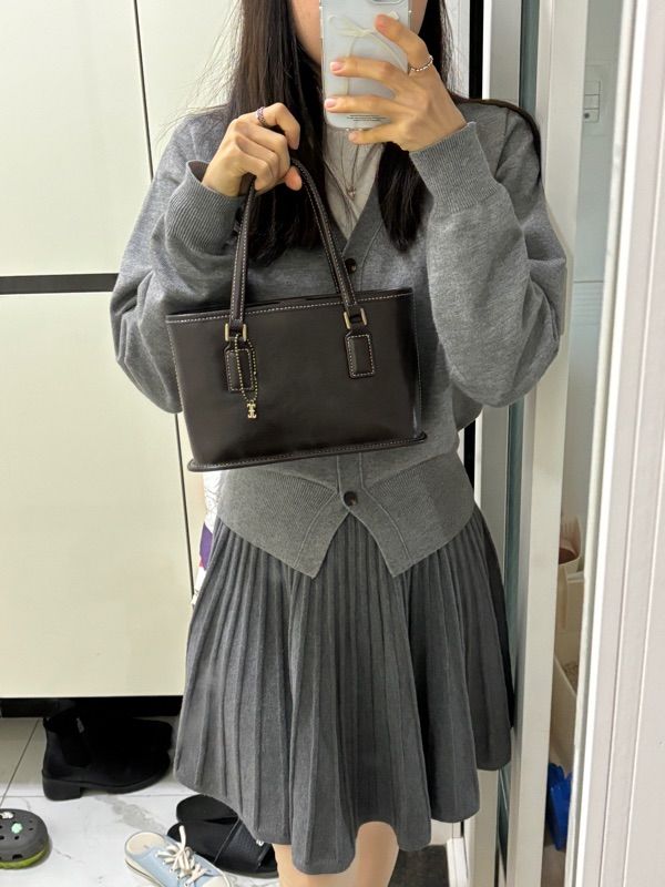 MUSINSA公式 | FOLNUA MINI BOROUGH BAG - STITCH [4COLOR]