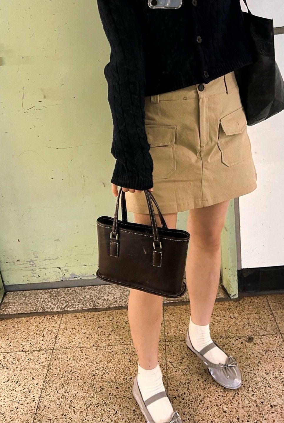 MUSINSA公式 | FOLNUA MINI BOROUGH BAG - STITCH [4COLOR]