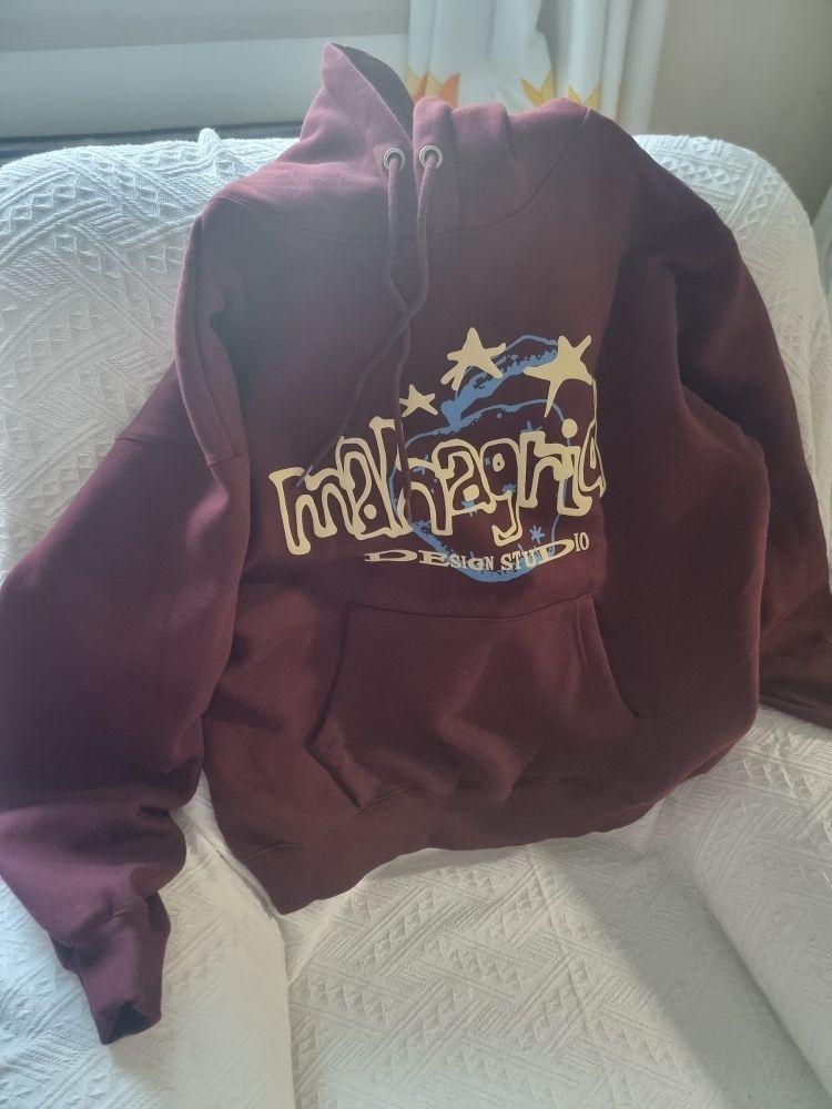MUSINSA | MAHAGRID DAYDREAM HOODIE BURGUNDY(MG2DFMM411A)