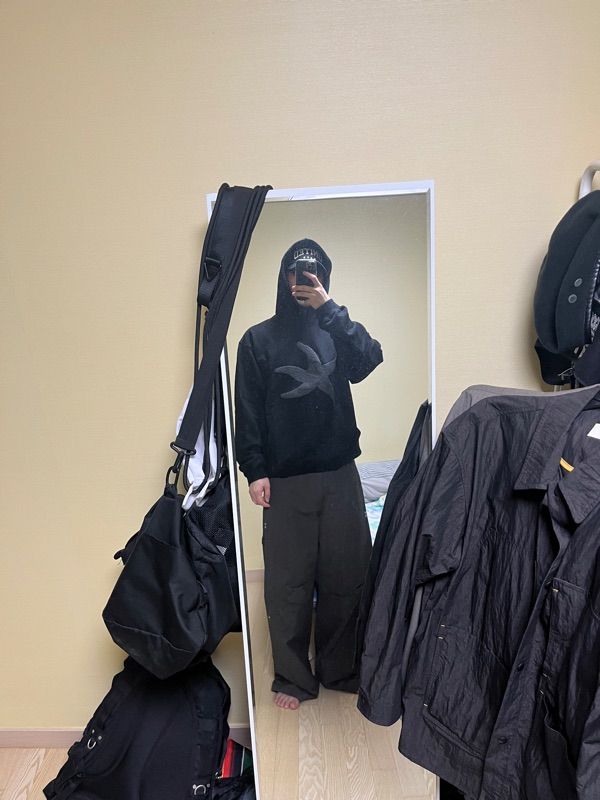 MUSINSA | THE COLDEST MOMENT TCM starfish hoodie (black)