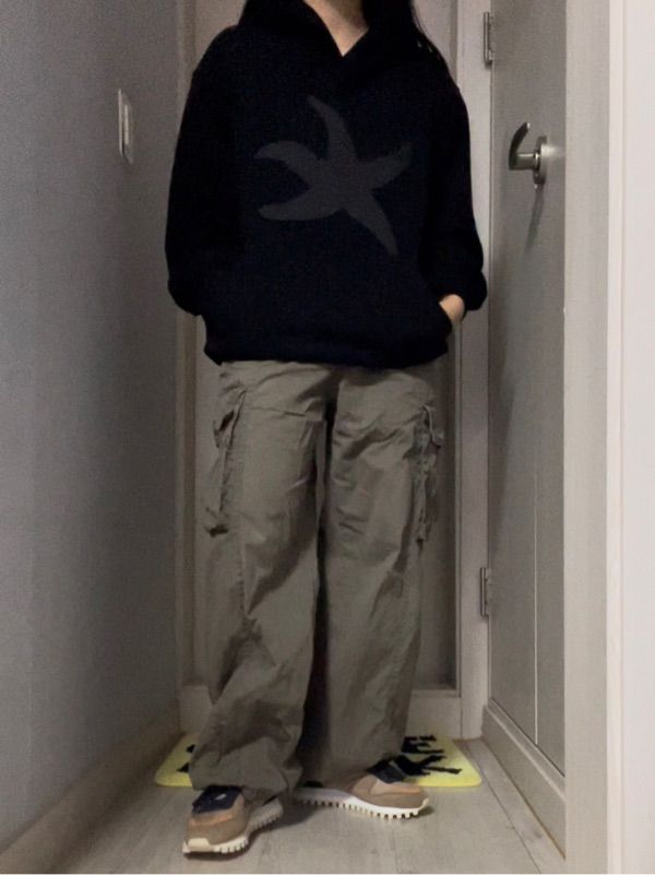 MUSINSA | THE COLDEST MOMENT TCM starfish hoodie (black)