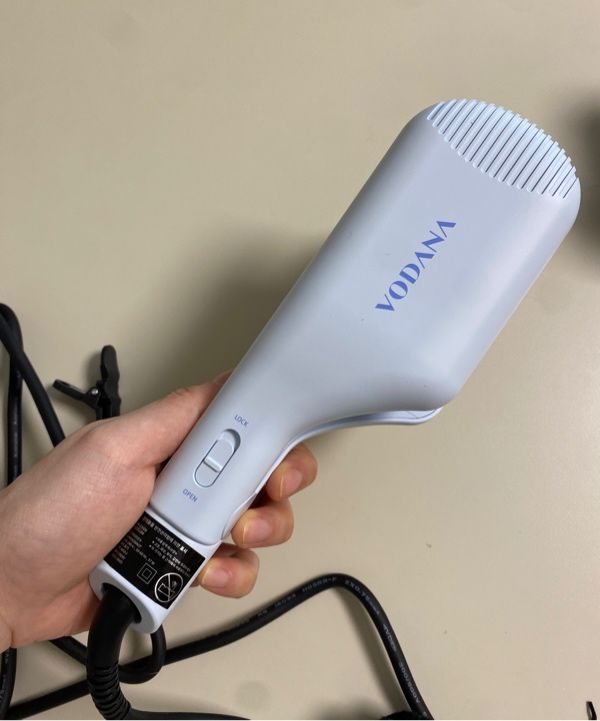 MUSINSA | VODANA Compact Wave Curling Iron 32mm – Powder Blue