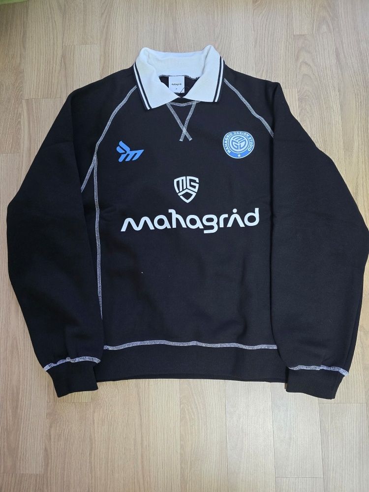 【mahagrid】23FW★ SPORT COLLARED SWEATSHIRT MUSINSA | MAHAGRID SPORT COLLARED SWEATSHIRT CREAM(MG2DFMM444A)