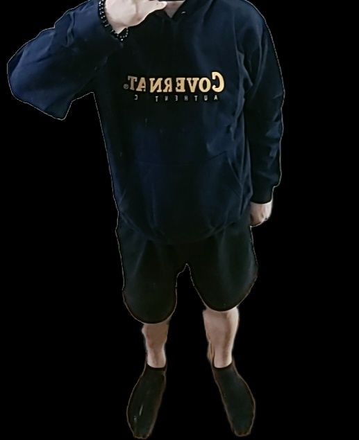 MUSINSA | COVERNAT authentic logo hoodie dark navy