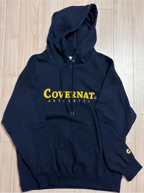 パーカー・フーディ COVERNAT Neon Logo Hoodie Dark Navy MUSINSA | COVERNAT Neon Logo Hoodie Dark Navy