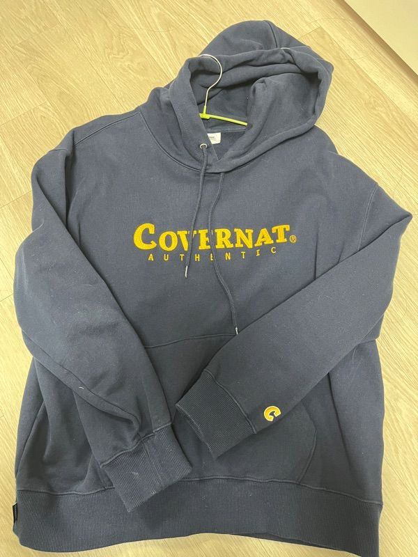 パーカー・フーディ COVERNAT collage logo hoodie navy MUSINSA | COVERNAT Collage Logo Hoodie Navy