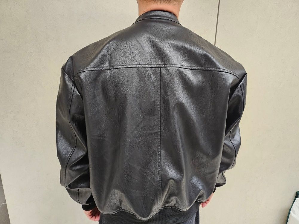 ジャケット・アウター SUPERSUB Leather Jumper musinsa MUSINSA公式 | SUPERSUB ヴィンテージトラックバイカーレザー