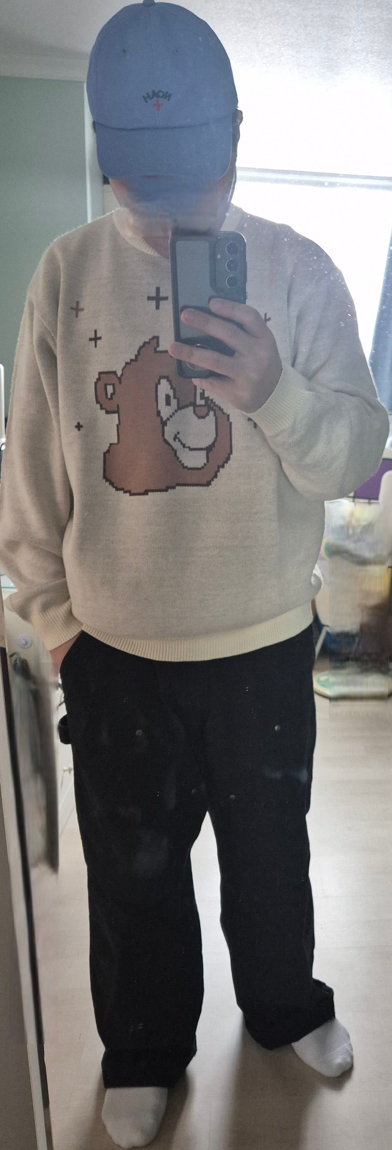 [ LMC]★BEAR KNIT SWEATER MUSINSA | LMC BEAR KNIT SWEATER cream