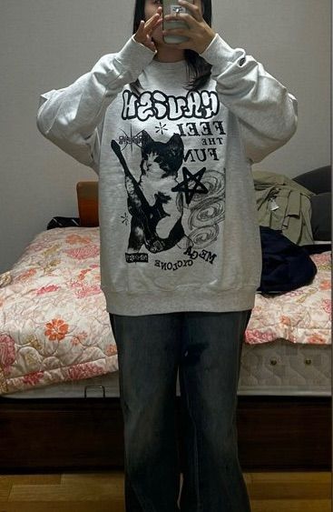 ★関税込★CAVISH★MEGA CYCLONE PIGMENT SWEATSHIRT ★ MUSINSA | CAVISH MEGA CYCLONE PIGMENT SWEATSHIRT CHARCOAL