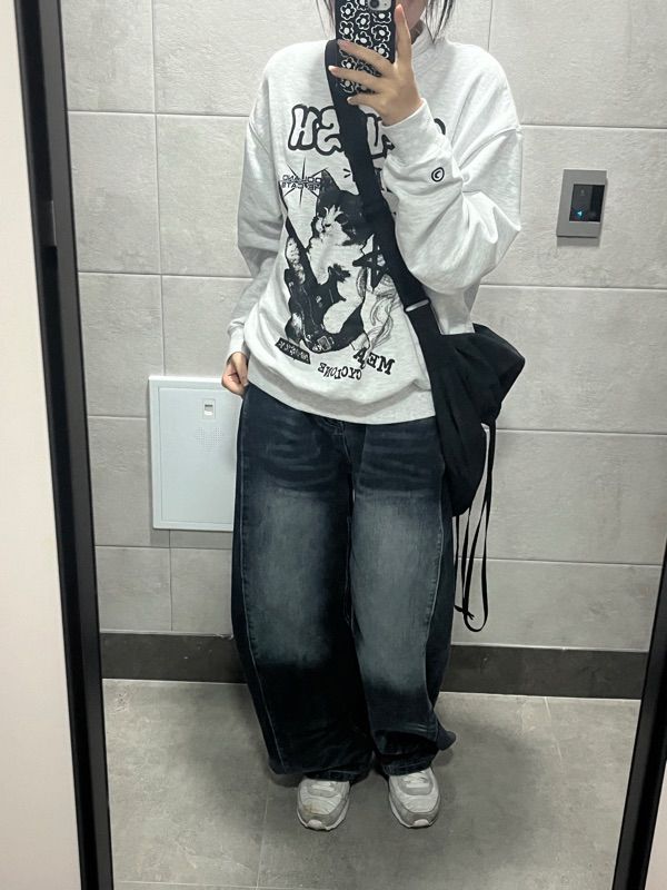 ★関税込★CAVISH★MEGA CYCLONE PIGMENT SWEATSHIRT ★ MUSINSA | CAVISH MEGA CYCLONE PIGMENT SWEATSHIRT CHARCOAL