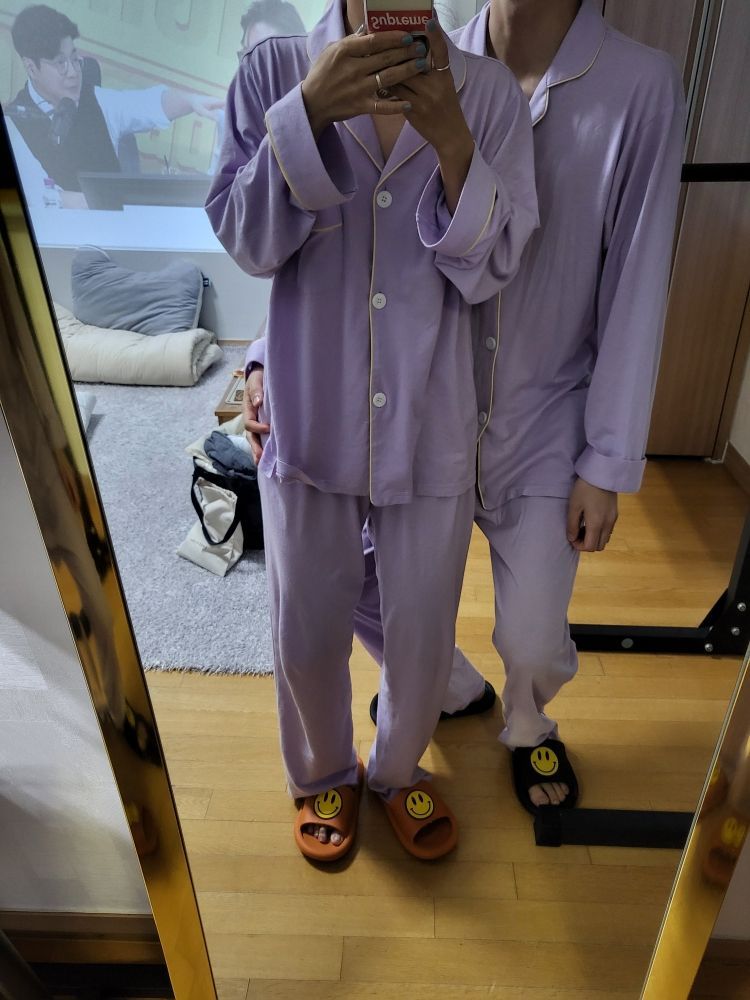 ◆JO'S LOUNGE◆ Modal Couple Essential Gray Pajama Set Loung MUSINSA | JO'S LOUNGE [Modal] (couple) Essential Pajama Set