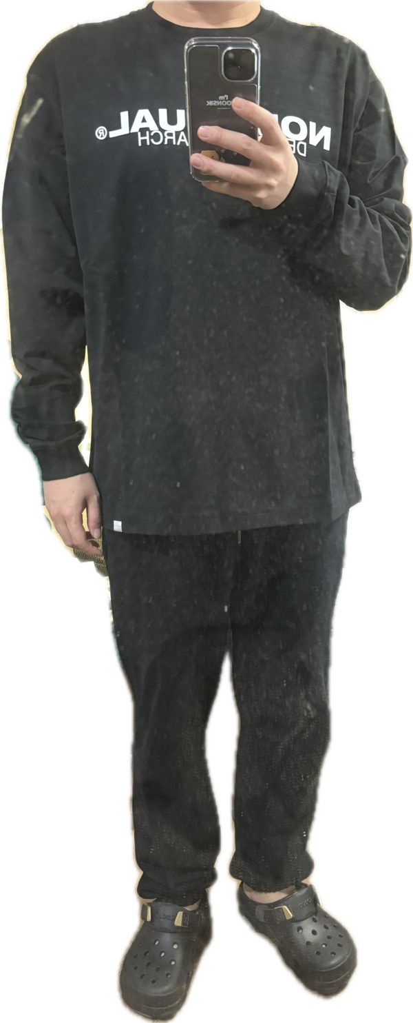 Tシャツ・カットソー NOMANUAL DR LOGO LONG SLEEVE TEE BLACK NM43LS01M1BK MUSINSA | NOMANUAL DR LOGO LONG SLEEVE TEE - BLACK