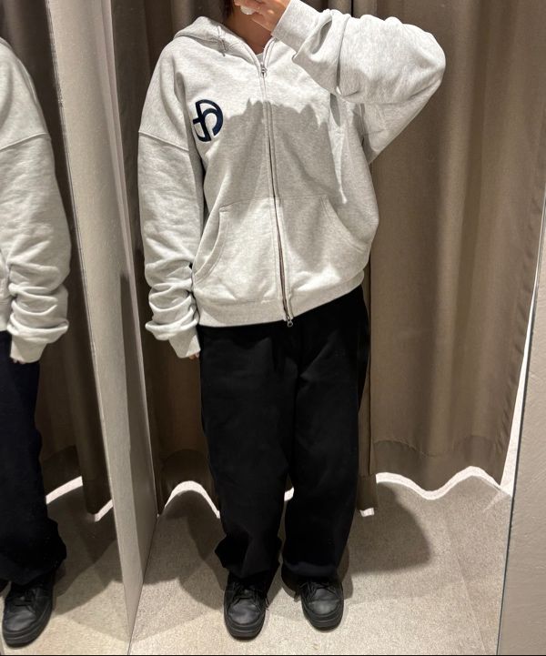 ★NOMANUAL★ SYMBOL LOGO HOODED ZIPUP WHITE MELANGE NM43HD0 MUSINSA | NOMANUAL SYMBOL LOGO HOODED ZIP-UP - WHITE MELANGE