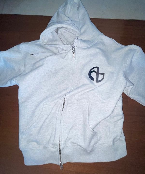 ★NOMANUAL★ SYMBOL LOGO HOODED ZIPUP WHITE MELANGE NM43HD0 MUSINSA | NOMANUAL SYMBOL LOGO HOODED ZIP-UP - WHITE MELANGE