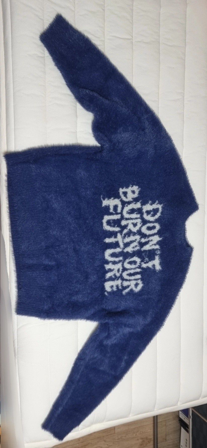 MUSINSA公式 | AJOBYAJO [PBA] DBOF Nylon Sweater [NAVY]