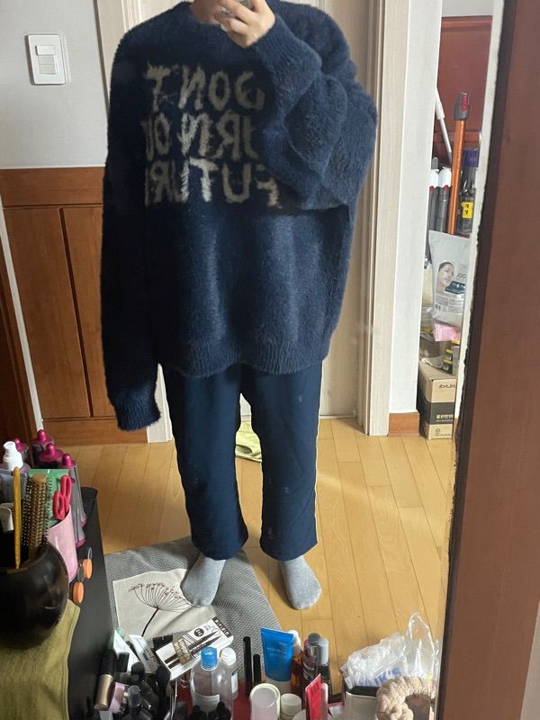 トップス AJOBYAJO DBOF Nylon Sweater [NAVY] MUSINSA | AJOBYAJO [PBA] DBOF Nylon Sweater [NAVY]