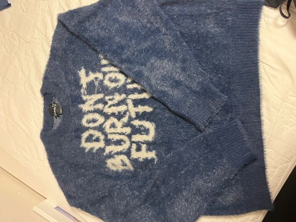 MUSINSA | AJOBYAJO [PBA] DBOF Nylon Sweater [NAVY]