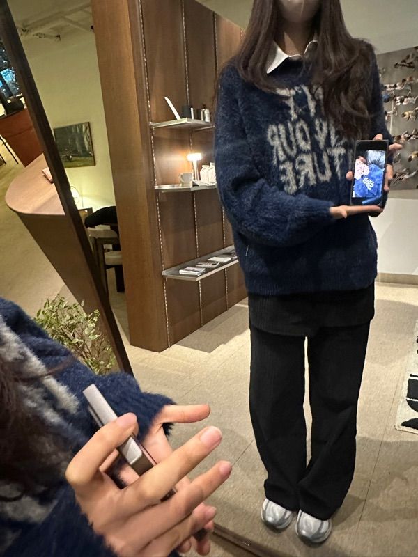 トップス AJOBYAJO DBOF Nylon Sweater [NAVY] MUSINSA | AJOBYAJO [PBA] DBOF Nylon Sweater [NAVY]