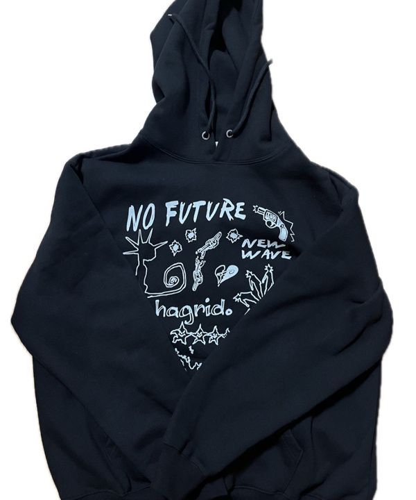 【mahagrid】23FW★ NO FUTURE HOODIE MUSINSA | MAHAGRID NO FUTURE HOODIE BLACK(MG2DFMM416A)