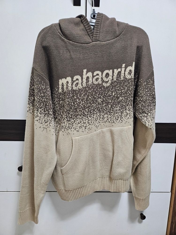 さらに100円引き◆MAHAGRID◆BASIC LOGO OMBRE KNIT HOODIE MUSINSA | MAHAGRID BASIC LOGO OMBRE KNIT HOODIE BLUE