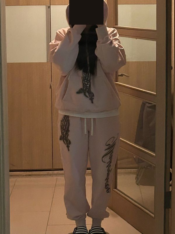 ★SCULPTOR★ Praying Jogger Pants White Melange SC23A471FLWM MUSINSA | SCULPTOR Praying Jogger Pants White Melange