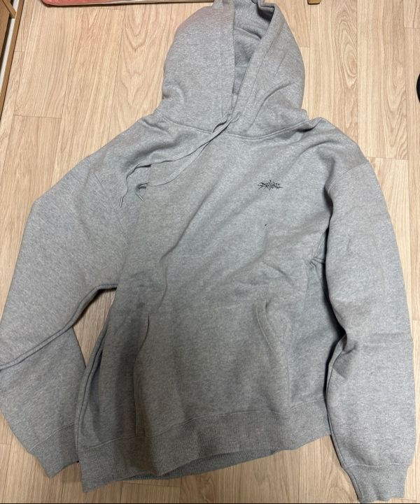 MUSINSA | NOT4NERD Oval Logo Pullover Hood - Black